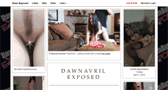 Desktop Screenshot of dawnavrilexposed.com